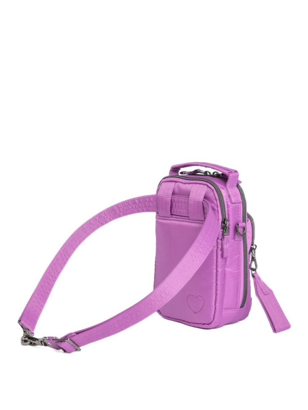 Lug Skeeter Mini Bridge Love Convertible Crossbody Belt Bag Acia Berry - Picture 5 of 5
